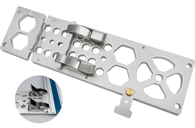 ViewReal Track Saw Square for Precise 90° Cuts- Right Angle Circular Saw Guide Rail, Compatible with Festool & Makita Guide Rails, Easy-Install Circular Saw Guide (Upgraded) - Image 1